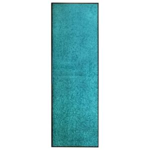 VidaXL Doormat Washable Cyan 60x180 cm