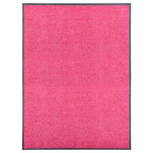 VidaXL Doormat Washable Pink 90x120 cm