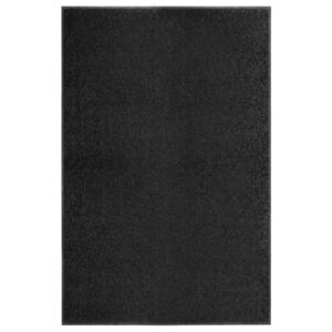 VidaXL Doormat Washable Black 120x180 cm