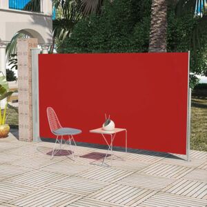 VidaXL Patio Terrace Side Awning 160 x 300 cm Red