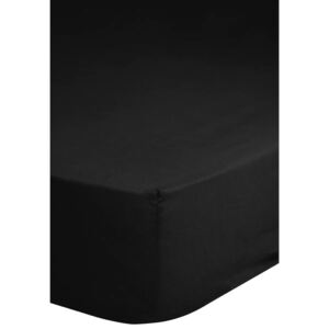 Emotion Fitted Sheet Jersey 90/100x200 cm Black 0200.04.42