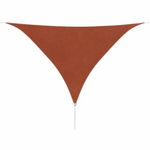 VidaXL Sunshade Sail Oxford Fabric Triangular 3.6x3.6x3.6 m Terracotta