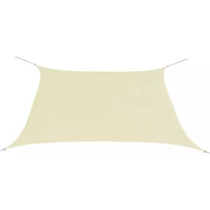 VidaXL Sunshade Sail Oxford Fabric Square 3.6x3.6 m Cream