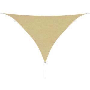 VidaXL Sunshade Sail Oxford Fabric Triangular 5x5x5 m Beige