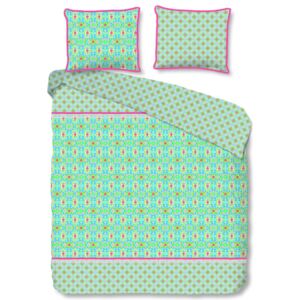 Happiness Duvet Cover ZOSIA 200x200/220 cm Lime Green
