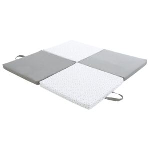 Candide 3-in-1 Folding Baby Play Mat Grey and White