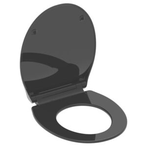 SCHÜTTE Toilet Seat SLIM BLACK Duroplast