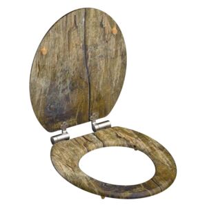 SCHÜTTE Toilet Seat Solid Wood MDF Brown