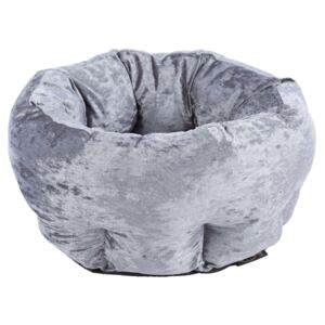 Scruffs Pet Bed Velvet Grey
