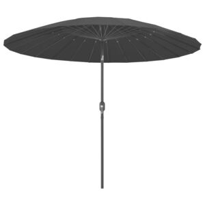 VidaXL Outdoor Parasol with Aluminium Pole 270 cm Black