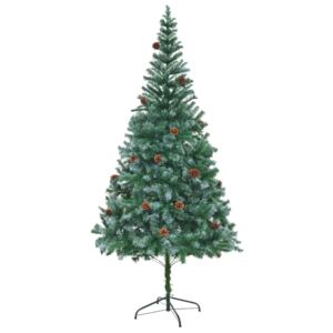 VidaXL Artificial Christmas Tree with Pinecones 210 cm
