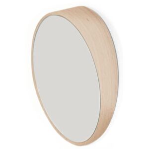 Odilon Medium Mirror - Ø 40 cm by Hartô Natural wood