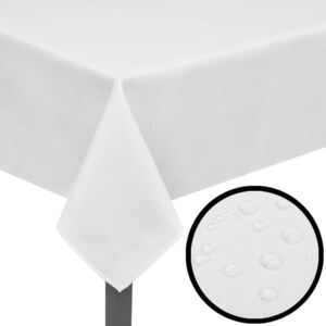 VidaXL 5 Tablecloths White 100 x 100 cm