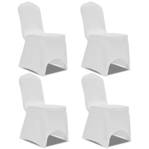 VidaXL Stretch Chair Cover 4 pcs White