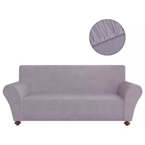 VidaXL Stretch Couch Slipcover Grey Polyester Jersey