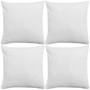 VidaXL Cushion Covers 4 pcs Linen-look White 40x40 cm