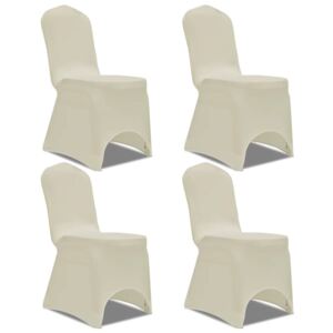 VidaXL Stretch Chair Cover 4 pcs Cream
