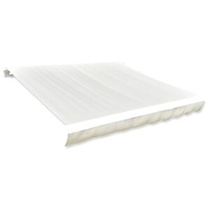 VidaXL Awning Top Sunshade Canvas Cream 6x3m (Frame Not Included)