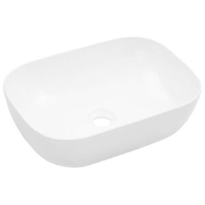 VidaXL Wash Basin 45.5x32x13 cm Ceramic White