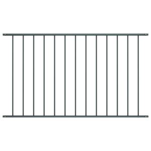 VidaXL Fence Panel Powder-coated Steel 1.7x1 m Anthracite