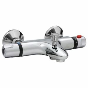 VidaXL Thermostatic Bathtub Shower Mixer Faucet Chrome