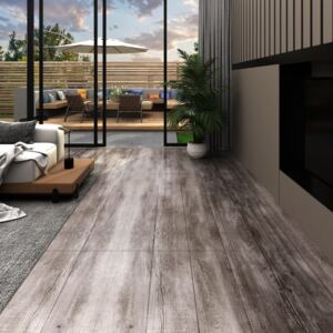 VidaXL PVC Flooring Planks 5.02 m² 2 mm Self-adhesive Matt Wood Brown