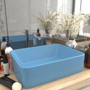 VidaXL Luxury Wash Basin Matt Light Blue 41x30x12 cm Ceramic