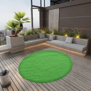 VidaXL Artificial Grass with Studs Dia.170 cm Green Round