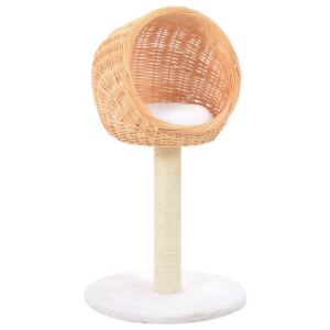 VidaXL Cat Tree with Sisal Scratching Post Natural Willow Wood