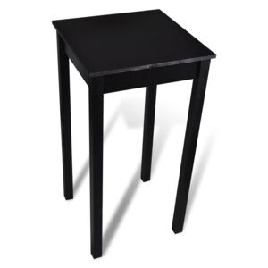 VidaXL Bar Table MDF Black 55x55x107 cm