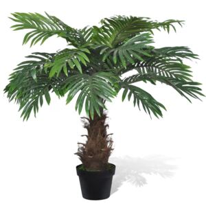VidaXL Lifelike Artificial Cycus Palm Tree with Pot 80 cm