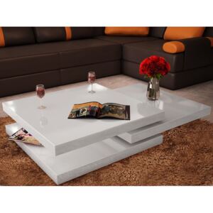VidaXL Coffee Table 3 Tiers High Gloss White