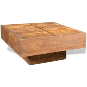 VidaXL Coffee Table Brown Square Solid Mango Wood