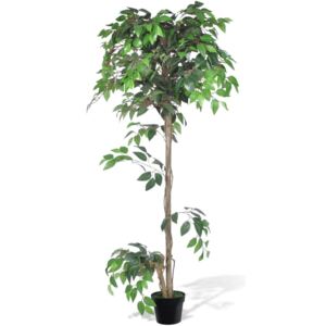 VidaXL Artificial Plant Ficus Tree with Pot 160 cm