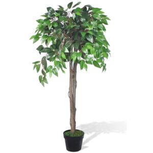 VidaXL Artificial Plant Ficus Tree with Pot 110 cm