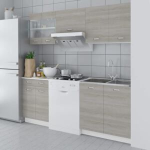 VidaXL Oak Look Kitchen Cabinet Unit 5 pcs 200 cm
