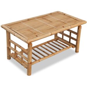 VidaXL Coffee Table Bamboo 90x50x45 cm