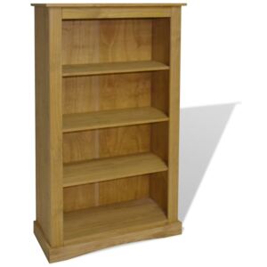 VidaXL 4-Tier Bookcase Mexican Pine Corona Range 81x29x150 cm