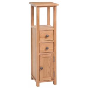 VidaXL Corner Cabinet 26x26x94 cm Solid Oak Wood