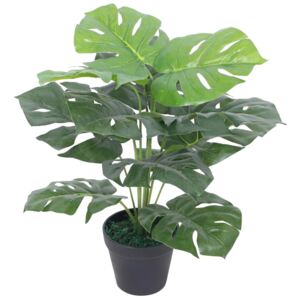 VidaXL Artificial Monstera Plant with Pot 45 cm Green