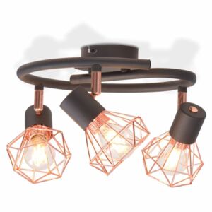 VidaXL Ceiling Lamp with 3 LED Filament Bulbs 12 W