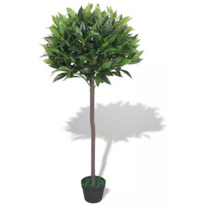 VidaXL Artificial Bay Tree Plant with Pot 125 cm Green
