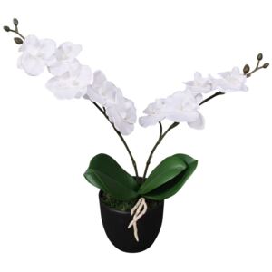 VidaXL Artificial Orchid Plant with Pot 30 cm White