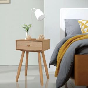 VidaXL Bedside Tables 2 pcs Solid Pinewood 40x30x61 cm Brown