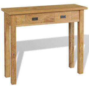 VidaXL Console Table Solid Teak 90x30x80 cm