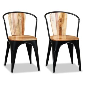 VidaXL Dining Chairs 2 pcs Solid Acacia Wood