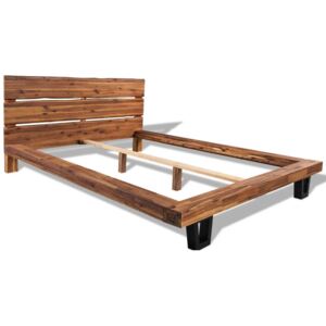 VidaXL Bed Frame Solid Acacia Wood 180x200 cm 6FT Super King