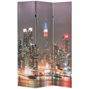 VidaXL Folding Room Divider 120x170 cm New York by Night