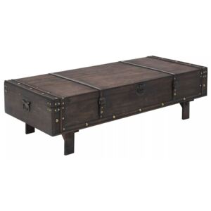 VidaXL Coffee Table Solid Wood Vintage Style 120x55x35 cm