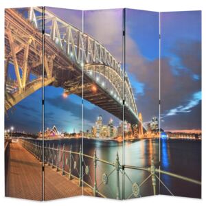 VidaXL Folding Room Divider 200x170 cm Sydney Harbour Bridge